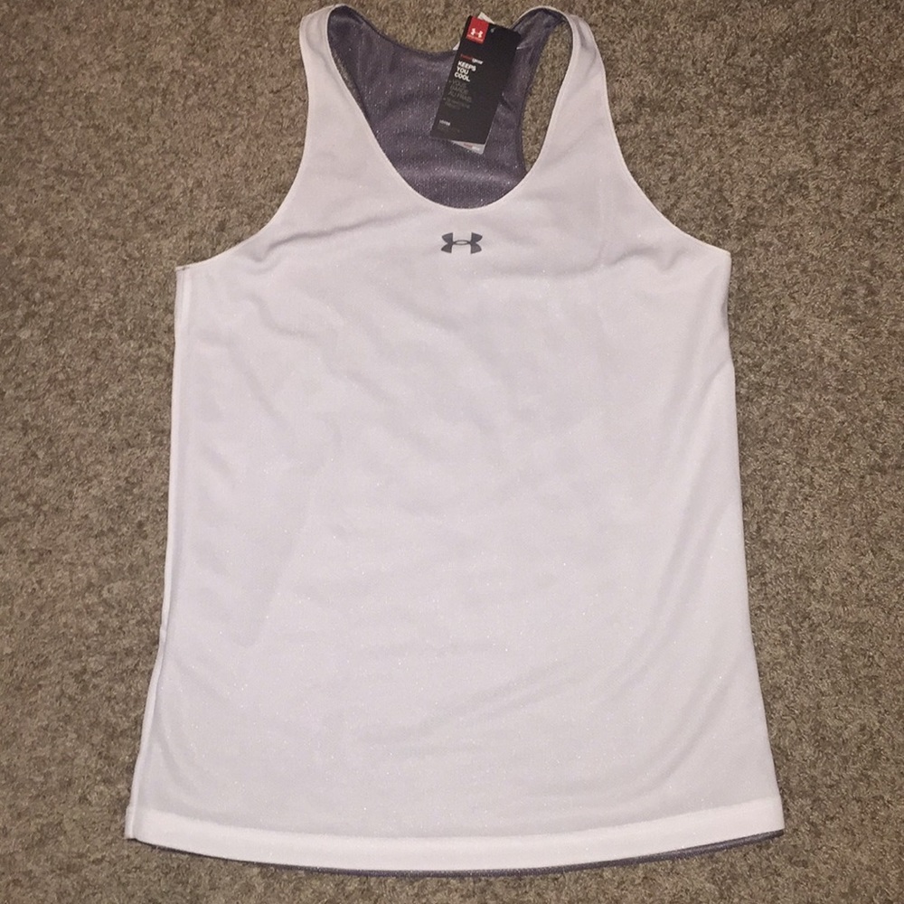 Under Armour reversible heat gear Tank top NWT!